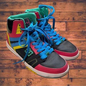 DC Multi-Color High-Top Sneakers Women's Size 9